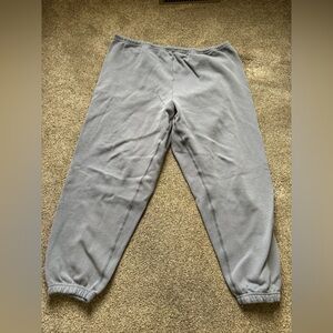 Skims Steel Blue Fleece Sweatpants